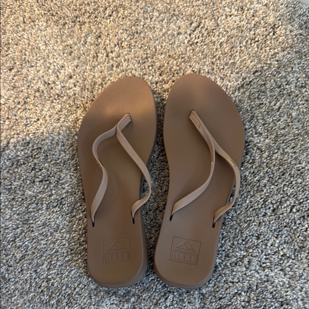 Brown Flip Flops